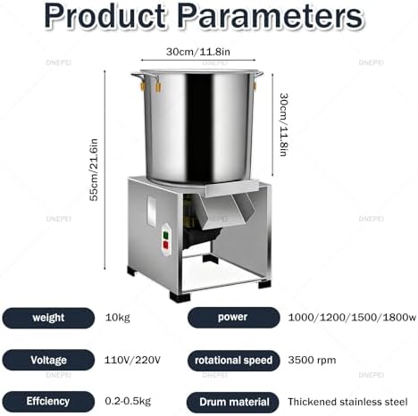 Commercial Vegetable Chopper, 1800W, 220V