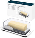 KITCHENDAO Airtight Butter Dish with Lid and Knife Spreader for
