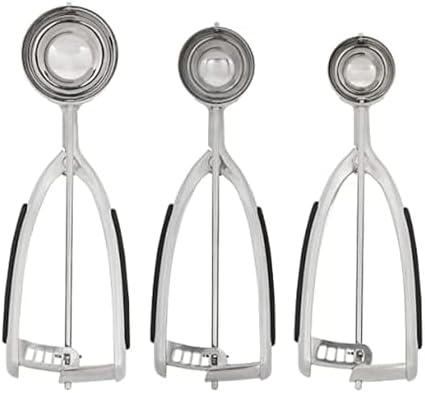 KitchenAid Cookie Dough Scoop Set, Set Of 3, Black