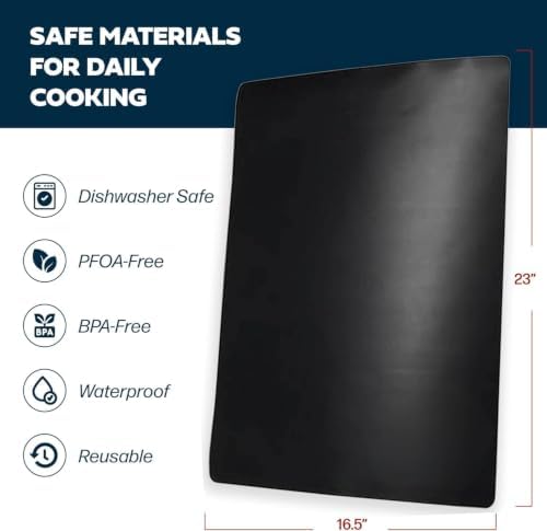Cooks Innovations Non-Stick Oven Protector Mat - Heavy Duty Nonstick