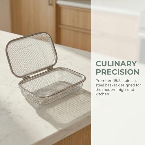 304 Stainless Steel 12-Mesh Dishwasher Basket for Small Baby Bottle