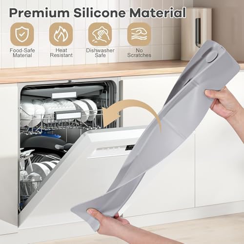Silicone Sink Splash Guard 18" 23" 30" for Bathroom & Kitchen Sink