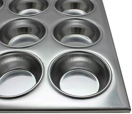 Thunder Group ALKMP024 Muffin Pan 24 Cup 3-1/2 Oz. Each Cup 20-1/2" X