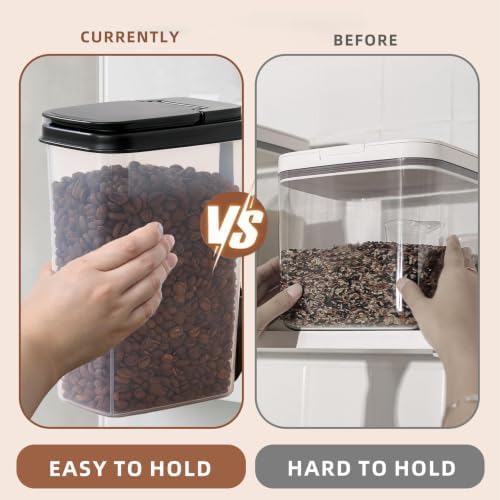 3-Pack Coffee Storage Containers with Scoop – Fit 12 oz Bags, Bag-in