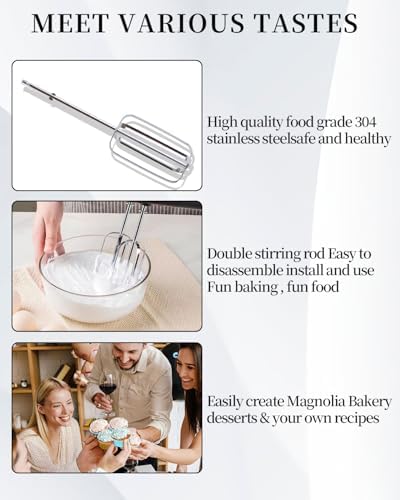 2-Piece Hand Mixer Beater Attachments for Hamilton Beach 62682RZ