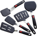 5-Pack Silicone Spatula Turner Set