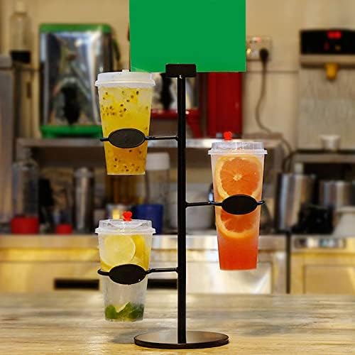 PerGar Mug Tree, Black Coffee Mug Tree, Cup Display Rack Cup Tree
