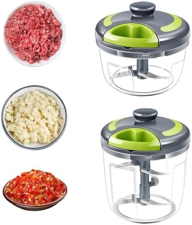 Tuyen Manual Food Chopper & Processors with Handle and Cover