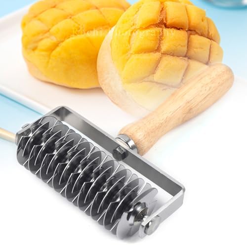 Pastry Lattice Cutter Dough Lattice Roller, Stainless Steel Roller