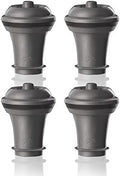 Vacu Vin Wine Saver Vacuum Stoppers Set of 4 – Grey