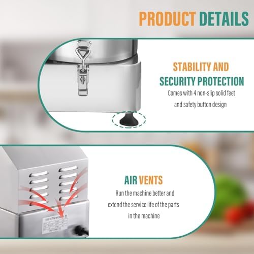 Commercial Food Processor, 1800W, 6L Capacity