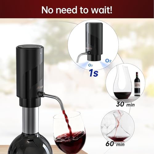 AIKARO - Electric Wine Aerator Pourer Rechargeable Automatic Decanter