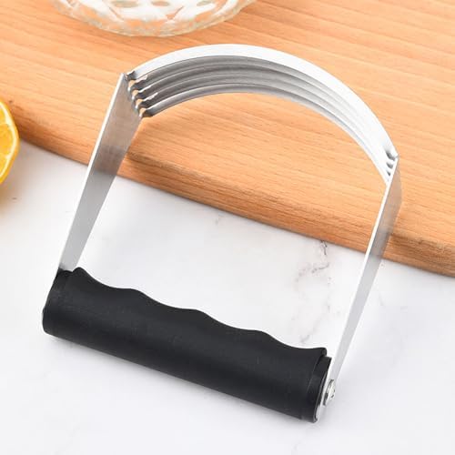 2er Pack Stainless Steel Pastry Blender Cutter and Bench Scraper Set