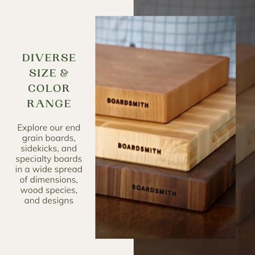 The Boardsmith Maple End Grain Cutting Board, Medium