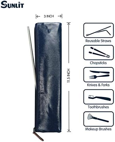 Sunlit 100% Waterproof Wipe Clean Hygienic Carrying Case/Pouch for