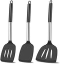 KLAQQED 3Pcs Silicone Spatula Set Heat Resistant Spatulas for Nonstick