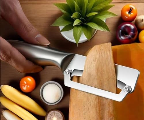 All Stainless Steel Vegetable Peeler, Heavy-Duty Multifunctional