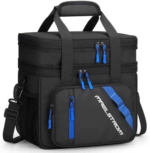Maelstrom Insulated Lunch Box, 20L Double Deck Cooler Bag for Men