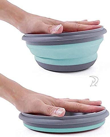 3 PCs Food Grade Silicone Collapsible Bowl Lunch Box - Expandable Food
