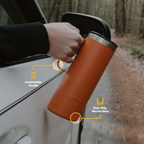 RTIC 20oz Travel Mug, Stainless Steel Insulated Coffee Cup with Lid