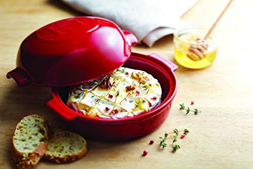 Emile Henry 0.6 Qt. Cheese Baker, Burgundy