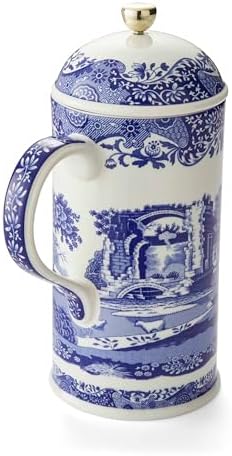 Spode Blue Italian 28-Ounce Porcelain French Press