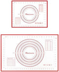 Silicone Baking Mats Set of 2, 24 x 16 and 16 x 12 Inch