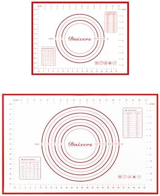 Silicone Baking Mats Set of 2, 24 x 16 and 16 x 12 Inch