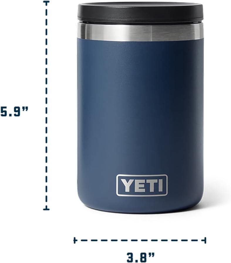 YETI Rambler 16 oz Food Jar, Vacuum Insulated, Stainless Steel, With