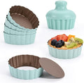 Mini Round Tart Pan with Removable Bottom, Nonstick Mini Pie Pans for