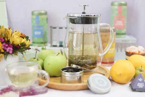 Teabloom Glass French Press, 27 oz