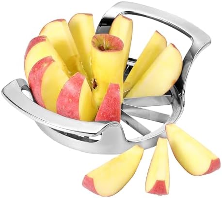 Apple Slicer and Corer,12 Blades Stainless Steel Apple Corer
