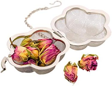 Reusable Tea Infuser Ball for Loose Leaf Tea, Unique Flower Shape