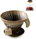 Gomakren Coffee Mugs Set of 4, 13oz Stackable Coffee Cups with Stand &
