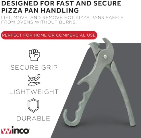 Winco 8-Inch Cast Aluminum Pizza Pan