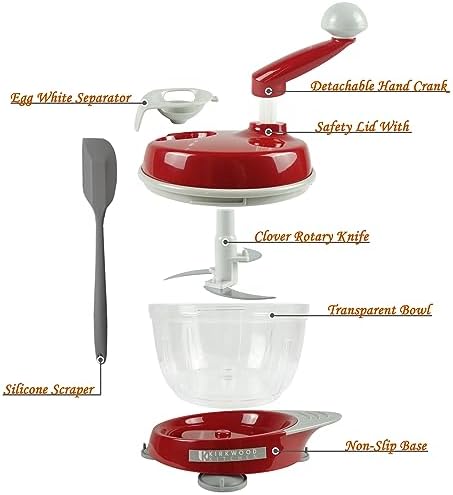 KIRKWOOD KITCHEN Multi-function Manual Food Processor Kitchen Meat