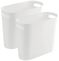rejomiik Small Trash Can, 3.5 Gallon Slim Garbage Can Plastic Waste Basket by rejomiik