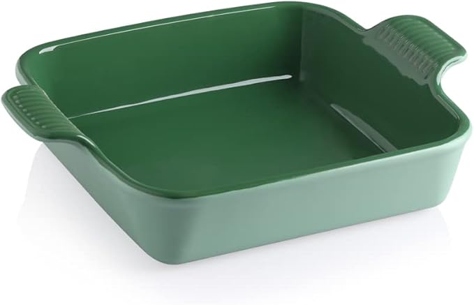 Sweejar Ceramic Baking Dish, 9 x 9 Cake Baking Pan by Sweejarco1949