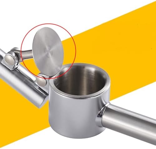 304 Stainless Steel Garlic Press Crusher