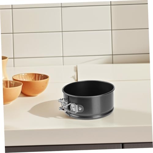 4 Piece round Springform Cake Pans Nonstick Carbon Steel
