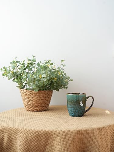 Bosmarlin Ceramic Coffee Mug Set of 4, 17 Oz, Coffee Cups with Big