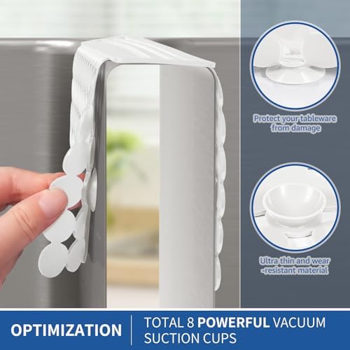 Yolife Kitchen Sink Saddle, 9.5" x 12", White