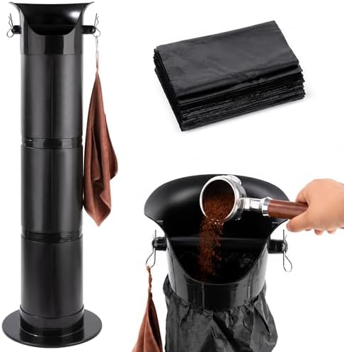 Espresso Knock Box for Coffee Grounds, Commercial Knock Box with 30pcs
