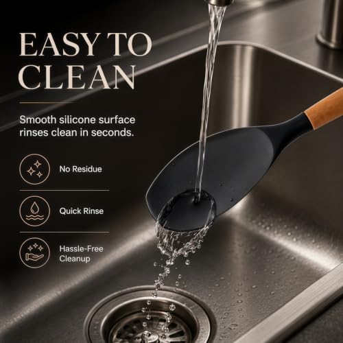 Silicone 10 Pcs Kitchen Cooking Utensils Set, Recycled Materials