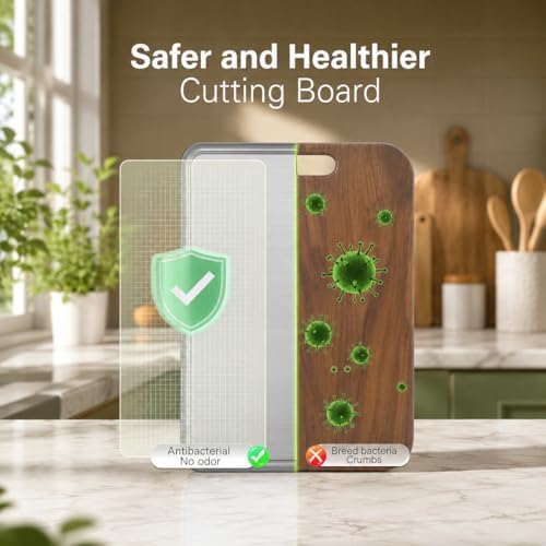304 Stainless Steel Cutting Board 16''×11'' – Double-Sided Kitchen