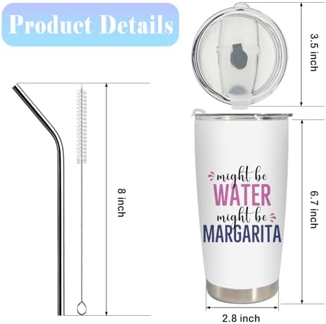 Margarita Gifts for Women Tumbler, Gifts for Cocktail Lovers Stainless