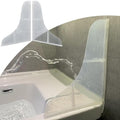 Mofason Silicone Shower Splash Guard - Bathtub Corner Water Guard