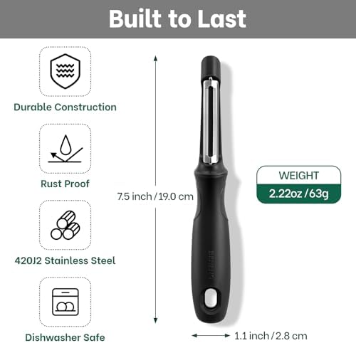 Beneno Swivel Vegetable Peeler, Premium Smooth Peeling Potato Peeler
