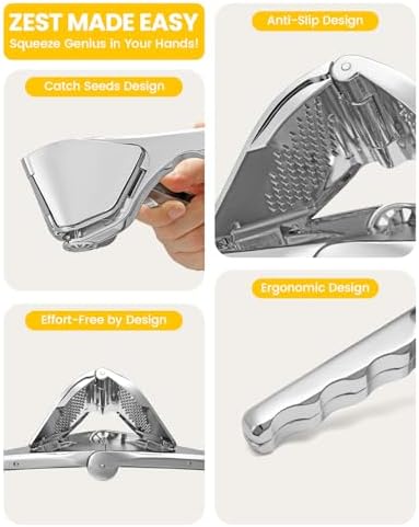 Stainless Steel Lemon Squeezer with Seed Filter