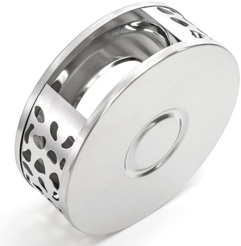 Coloch 3 Pack Teapot Warmer, Stainless Steel Tea Warmer with Tealight